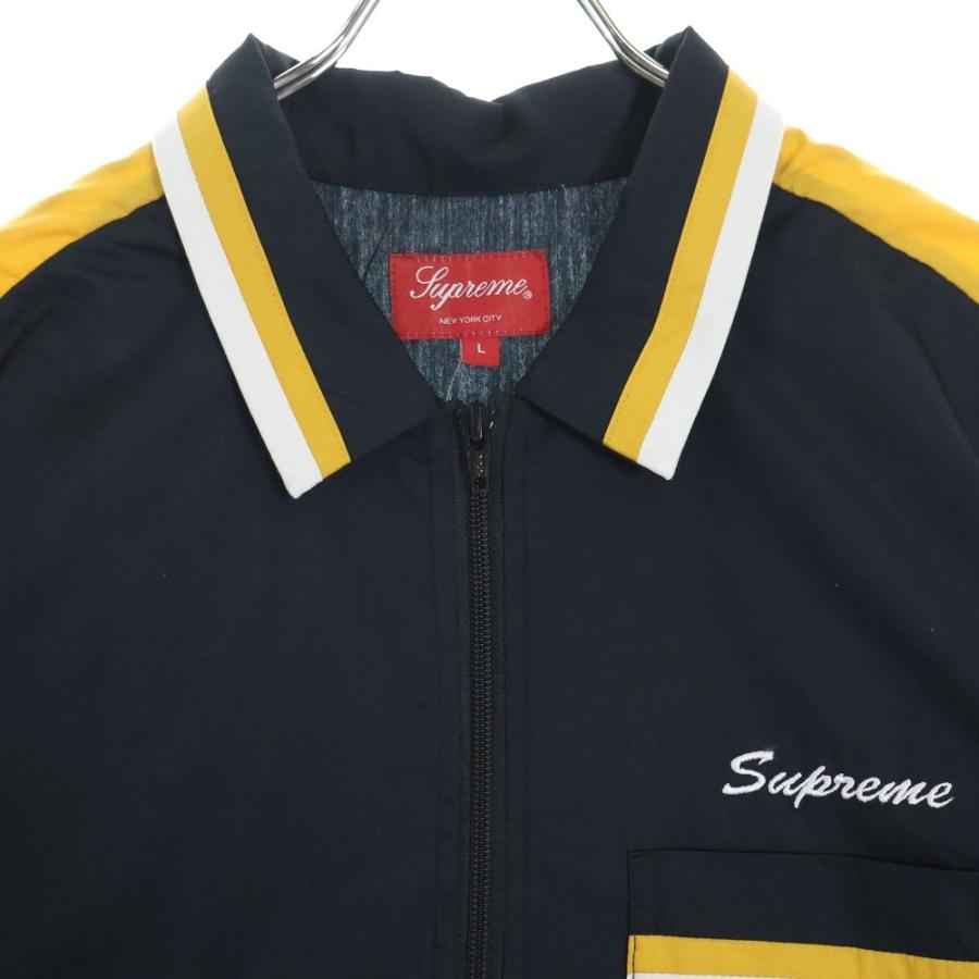 Supreme（シュプリーム） 18SS Zip Up Work Shirt ロゴ ジップ アップ