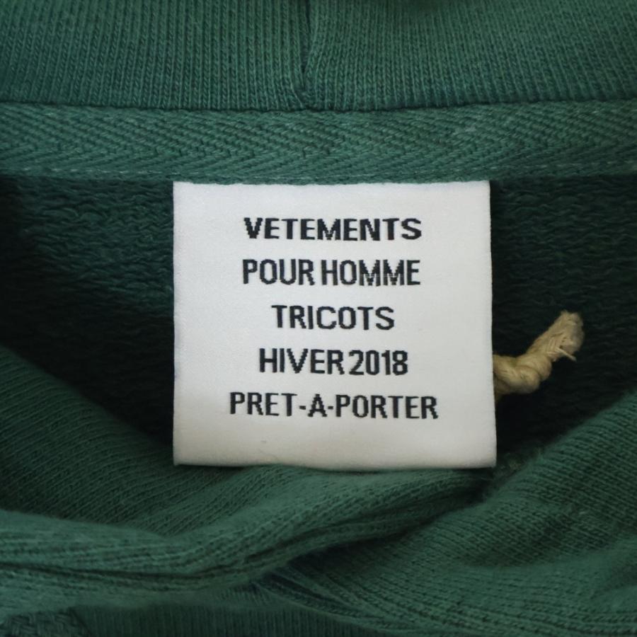 VETEMENTS（ヴェトモン） 18AW TOURIST HOODIE ツーリスト 両面