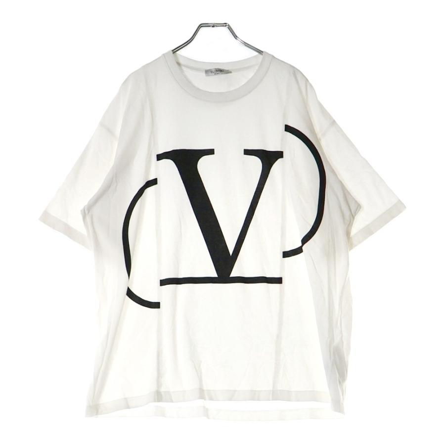ヴァレンティノ/VALENTINO Vロゴ デコンストラクト プリント Tシャツ