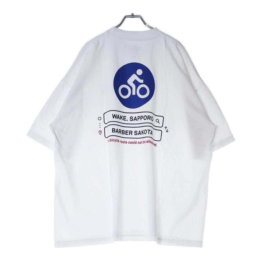BBS BARBER SAKOTA ×WAKE SAPPORO bicycle route to wake Tshirt