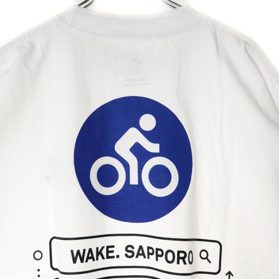 BBS BARBER SAKOTA ×WAKE SAPPORO bicycle route to wake Tshirt
