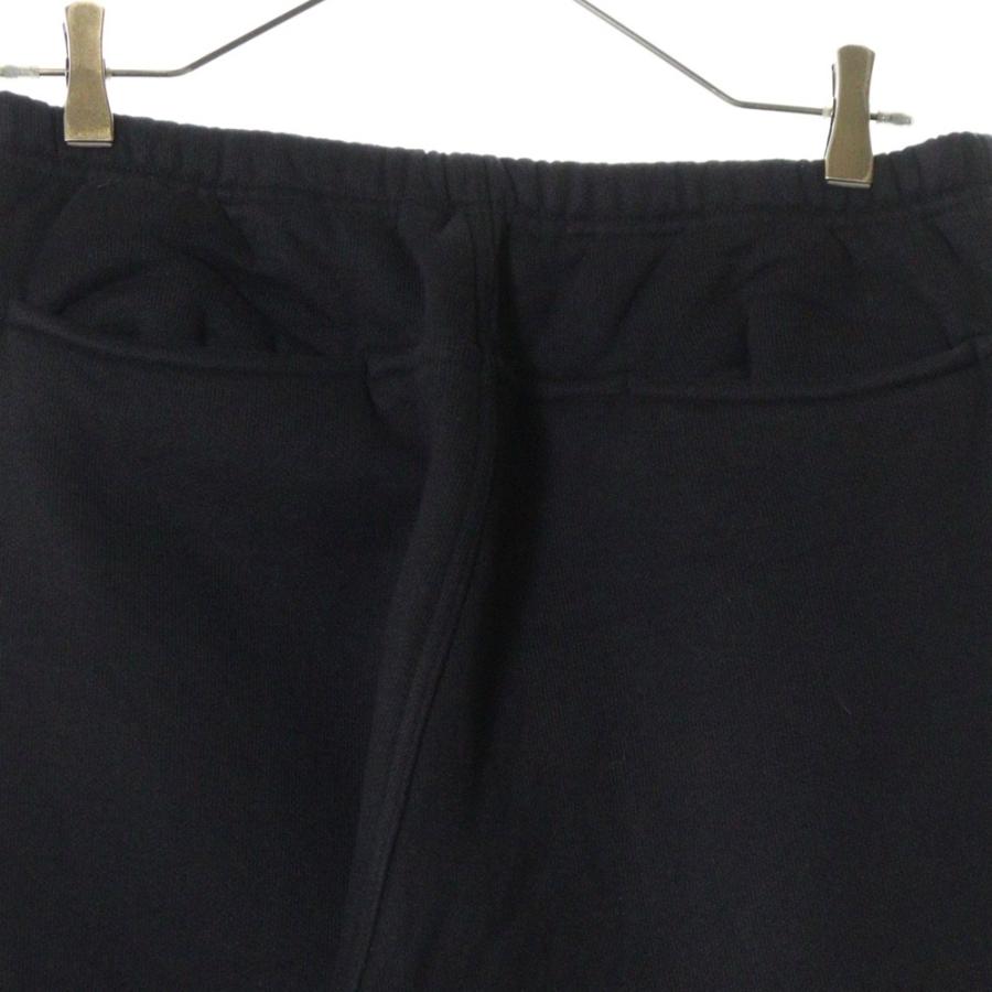 COMOLI（コモリ） 21AW C/W 裏毛 ワイド スウェットパンツ ブラック