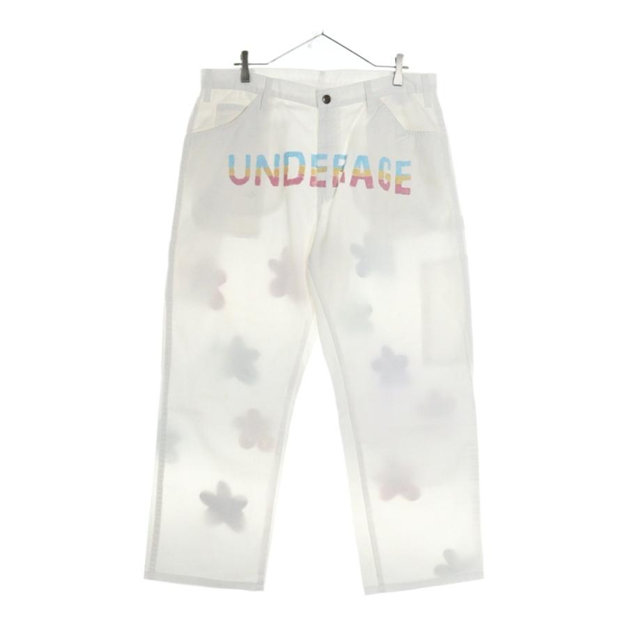 アートピース ペンキ Dickies ハーフパンツ ホワイト リアルペインター Dickies ビンテージホワイトペインターショートパンツ - Fresh