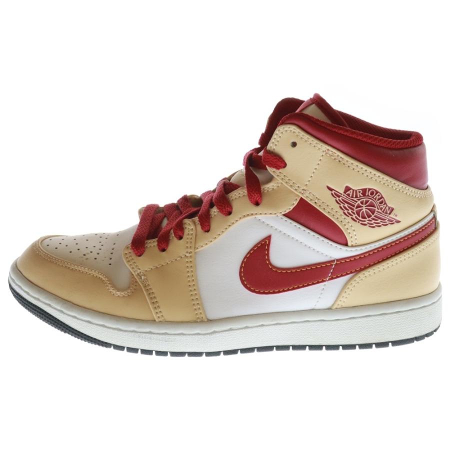NIKE（ナイキ） AIR JORDAN 1 エアジョーダン1 ベージュ/カーディナル 