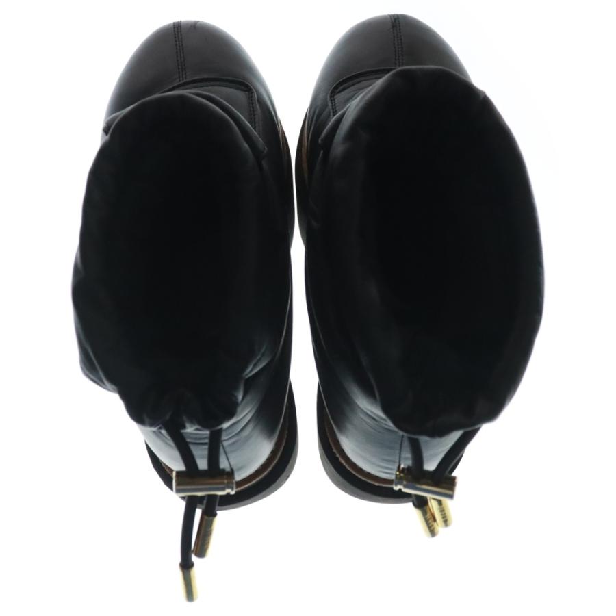 sacai Sacai サカイ 22AW LEATHER PUFFER SHORT BOOT レザー パファー 