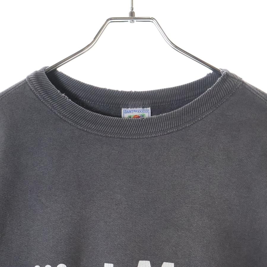 セントマイケル 24AW CREW SWT CHAOS カオス 両面プリント ダメージ