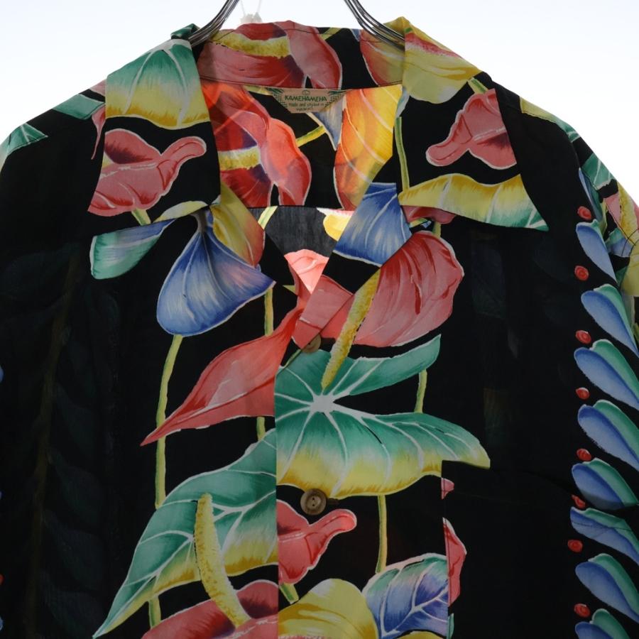 SUN SURF サンサーフ SE KAMEHAMEHA ANTHRIUM RAYON ALOHA SHIRT