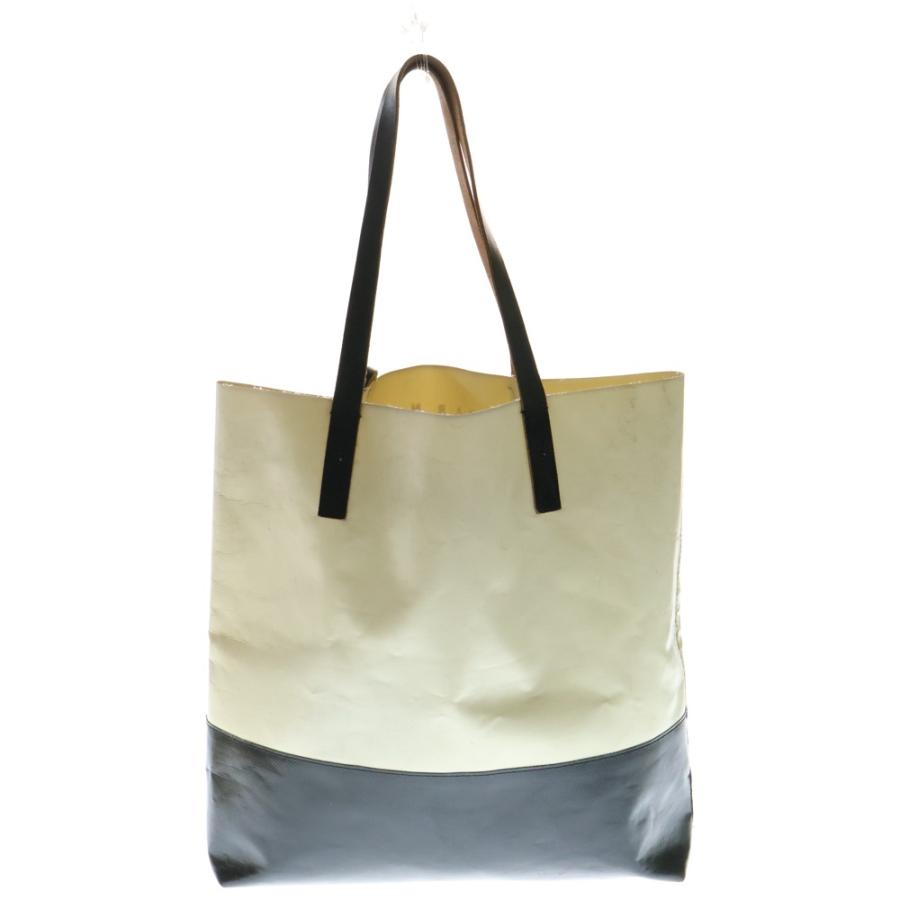 MARNI/マルニ】トライベッカ トートバッグ アイボリー/ブラック MARNI 