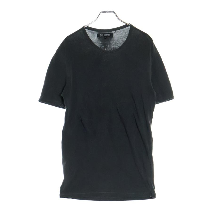 RAF SIMONS ブラック 半袖シャツ RAF SIMONS（ラフ シモンズ） 04SS 宗教期 フロントプリント ショート