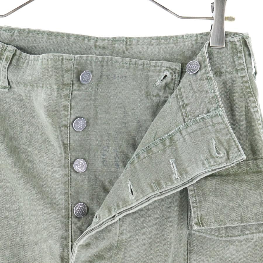 ヴィンテージ 40S U.S.ARMY M-43 HBT CARGO PANTS ユーエスアーミー