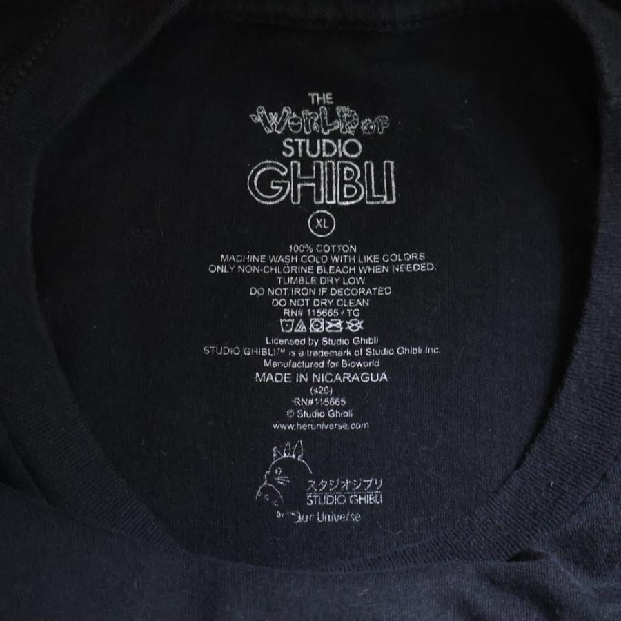 GBL ジービーエル/ジブリ もののけ姫 木霊 プリントTシャツ ブラック