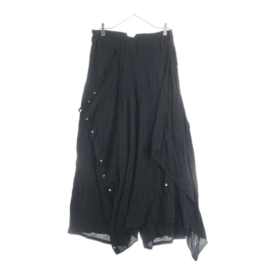 B Yohji Yamamoto ビー ヨウジヤマモト 17SS Studs Curly Skirt Wide