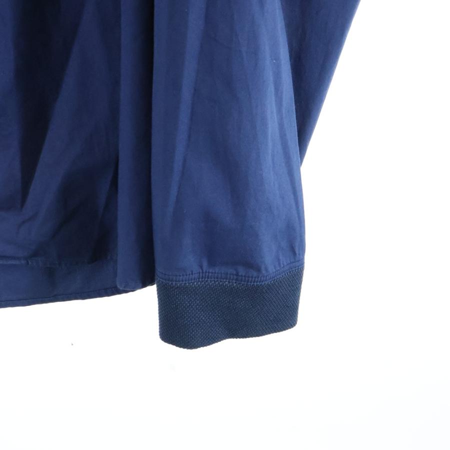 アルマーニコレッツォーニ ジャケット L ネイビー 国内正規品 ARMANI COLLEZIONI アルマーニ コレツィオーニ メッシュカラー ジップ