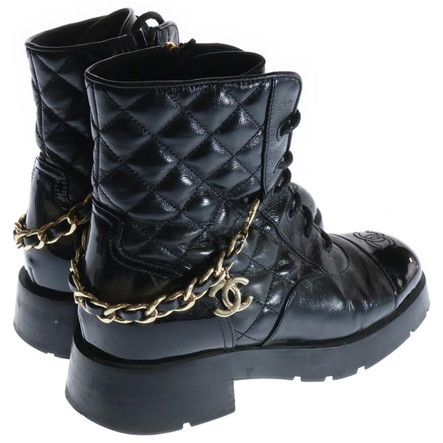 CHANEL（シャネル） マトラッセ レースアップ ゴールド チェーン