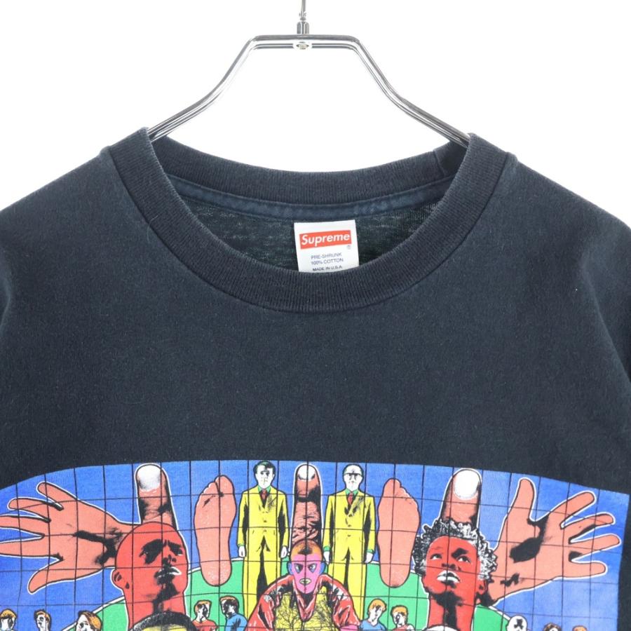 シュプリーム サイズ:L 19SS DEATH AFTER LIFE L S Tee ギルバートアンドジョージ長袖カットソー 中古 BS55 Supreme（シュプリーム） Gilbert & George DEATH AFTER LIFE L/S Tee