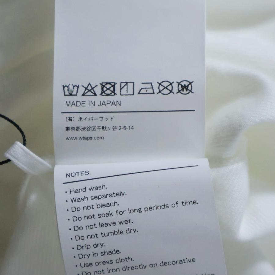 WTAPS（ダブルタップス） 25SS LEAGUE SS COTTON WHITE リーグコットン