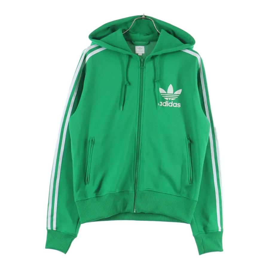 adidas（アディダス） AGC002 胸ロゴ フーデッド トラックジャケット グリーン : BRING Yahoo!ショップ - 通販 ...