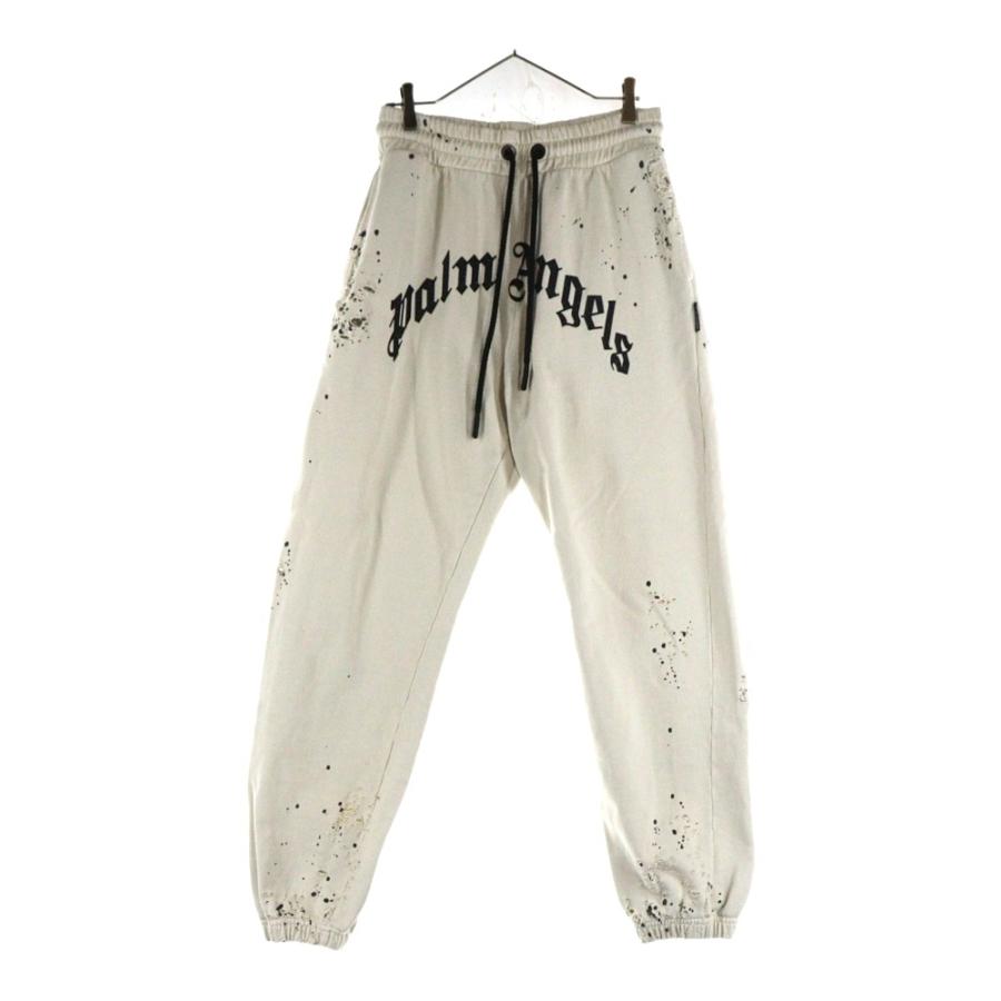 Palm Angels（パームエンジェルス） 25AW GLITTERED LOGO SWET PANTS