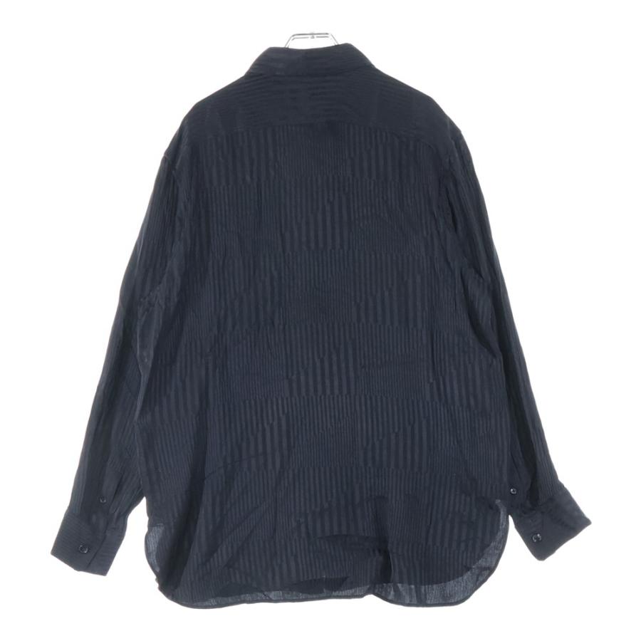 SAINT LAURENT PARIS サンローランパリ 19AW Silk Stripes Shirt