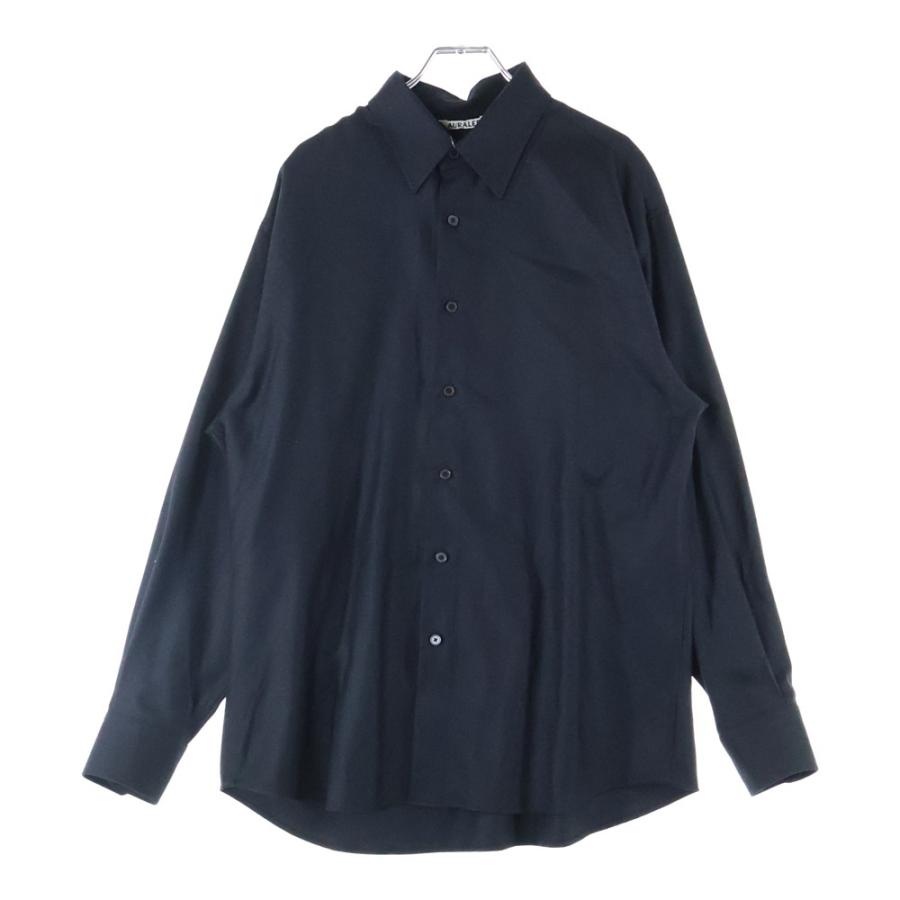 AURALEE 24AWシャツ　サイズ4 AURALEE（オーラリー） 24AW SUPER LIGHT WOOL SHIRT スーパーライト