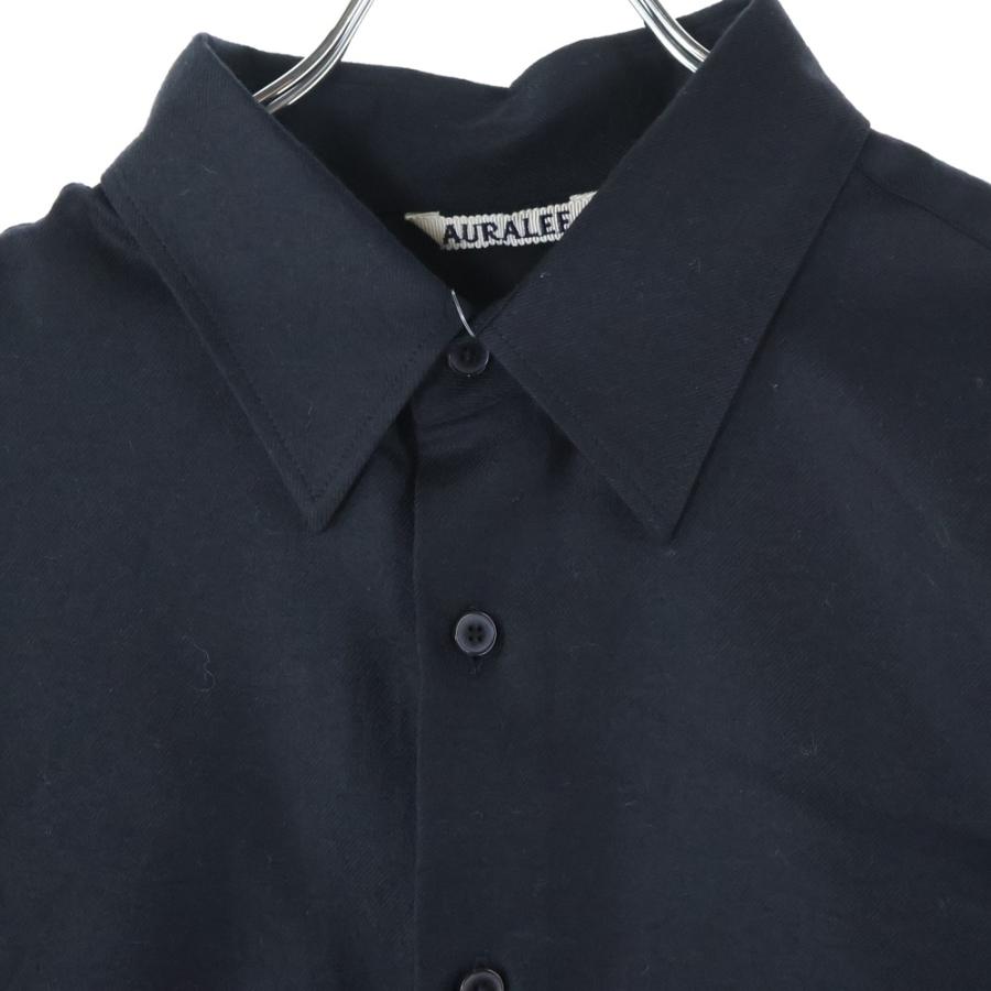 AURALEE（オーラリー） 24AW SUPER LIGHT WOOL SHIRT スーパーライト