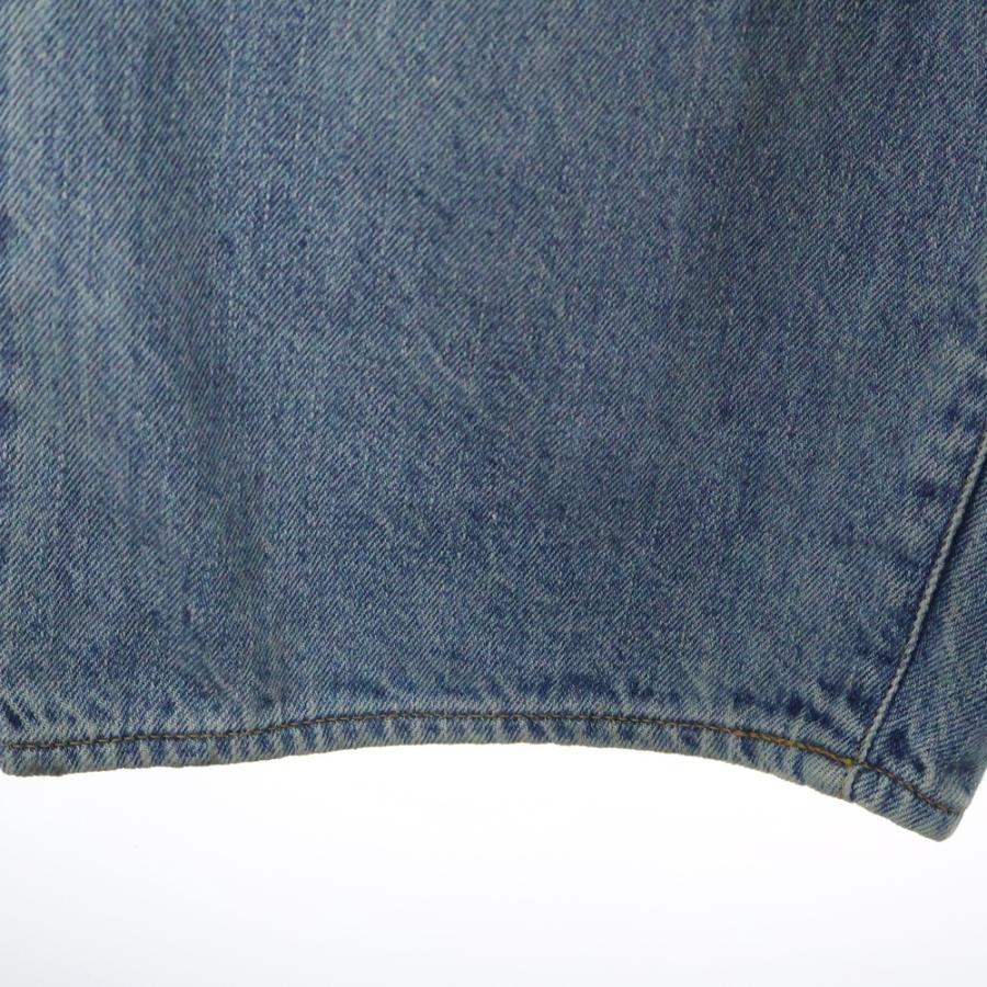 COMOLI（コモリ） 23SS ブリーチ加工 デニム5Pパンツ インディゴ X01
