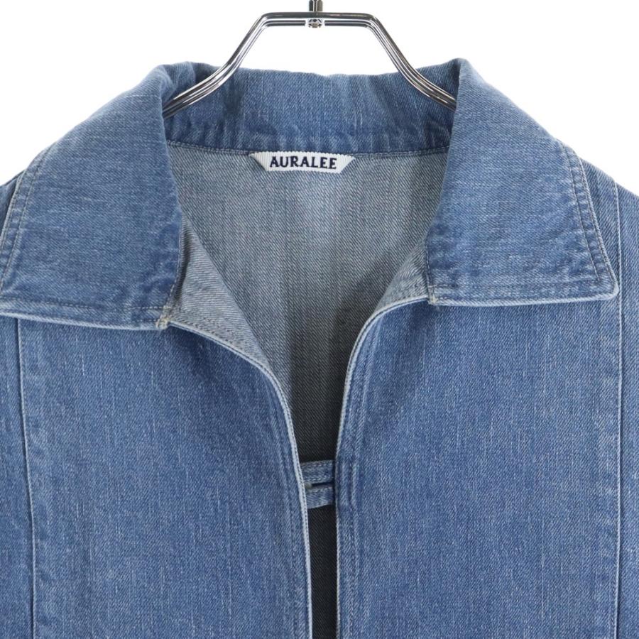 AURALEE（オーラリー） 24SS SELVEDGE FADED LIGHT DENIM P/O SHIRT 