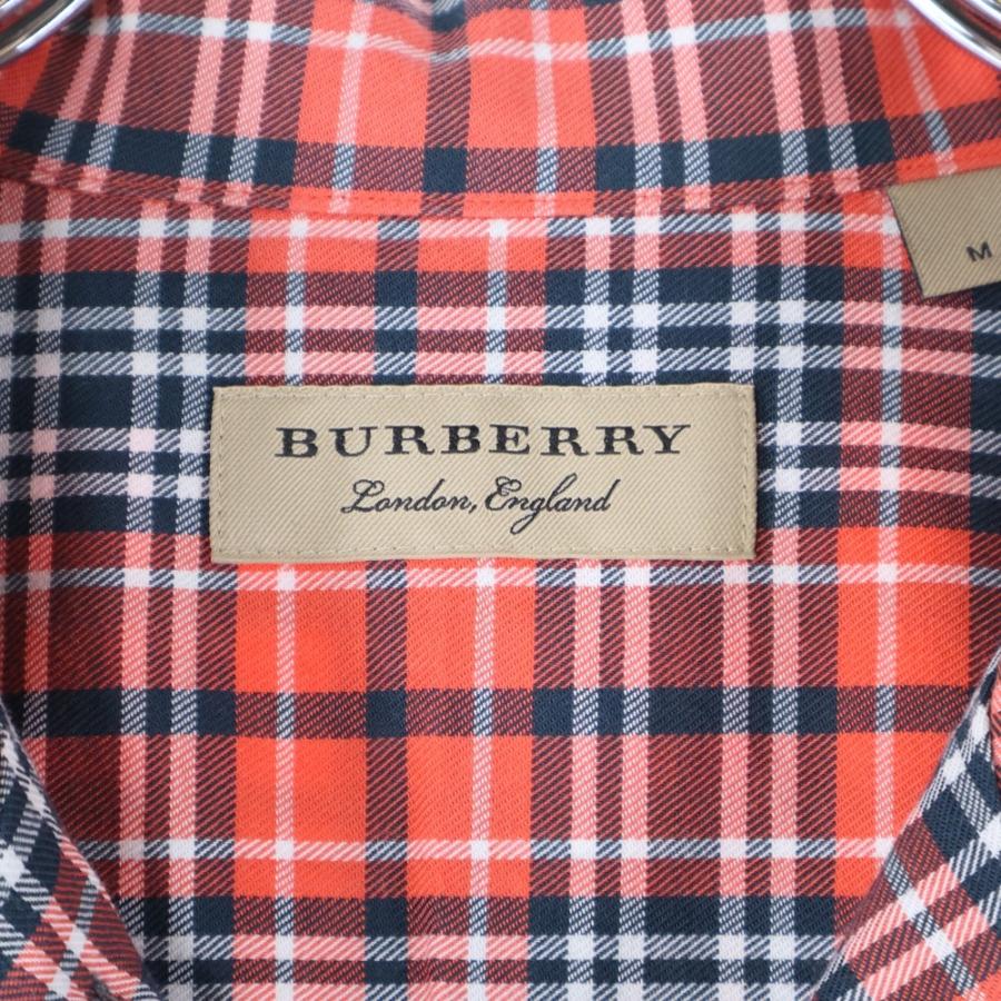 BURBERRY（バーバリー） 胸ポケット 6B チェック柄 オープンカラー