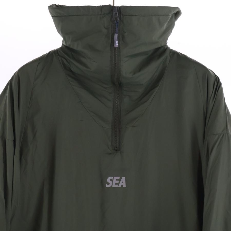 WIND AND SEA（ウィンダンシー） リフレクターロゴ ハーフジップ