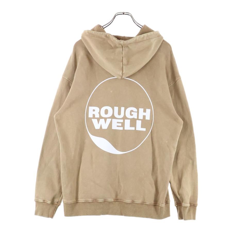 ROUGH WELL ラフウェル ロゴプリント コットン スウェット プル