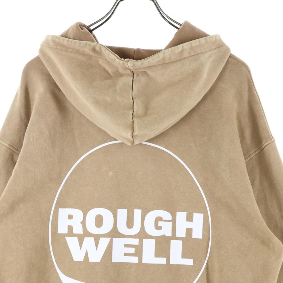 ROUGH WELL ラフウェル ロゴプリント コットン スウェット プル