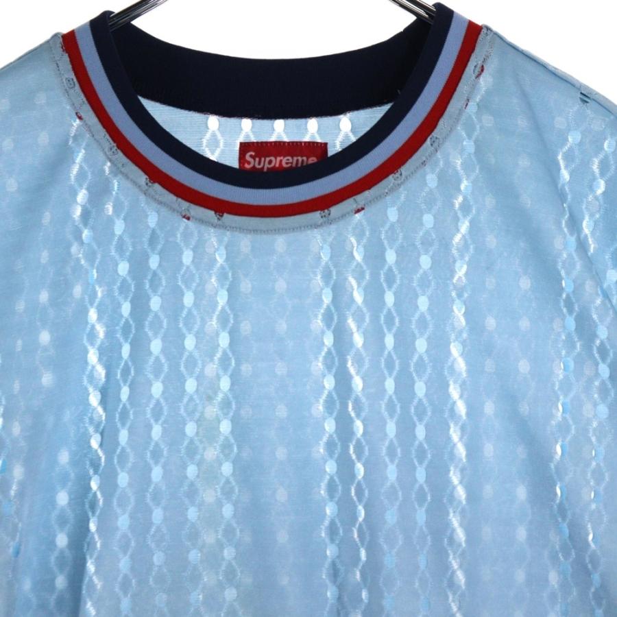 Supreme SUPREME シュプリーム 22SS Perforated Stripe Warm Up Top パ