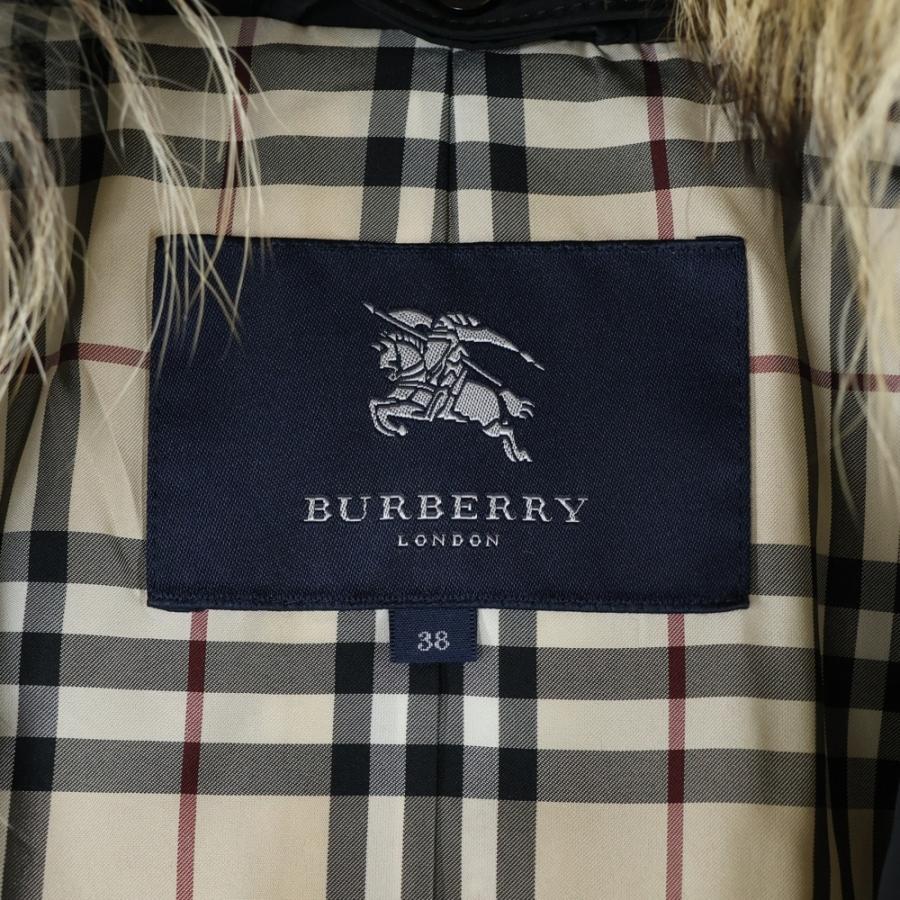 バーバリーロンドン ダウンコート ノバチェック ダウン95% 38 BURBERRY（バーバリー） BURBERRY LONDON バーバリーロンドン ファー