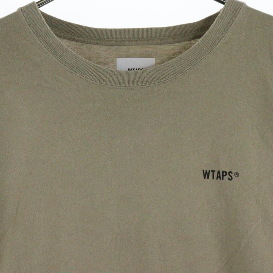 WTAPS（ダブルタップス） 両面ロゴプリント クルーネック長袖Tシャツ