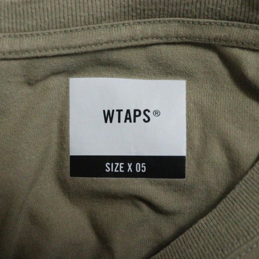 WTAPS（ダブルタップス） 両面ロゴプリント クルーネック長袖Tシャツ