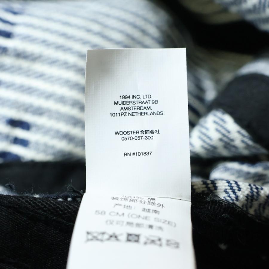 Supreme（シュプリーム） 24SS Denim Camp Cap 総柄 ストライプ デニム