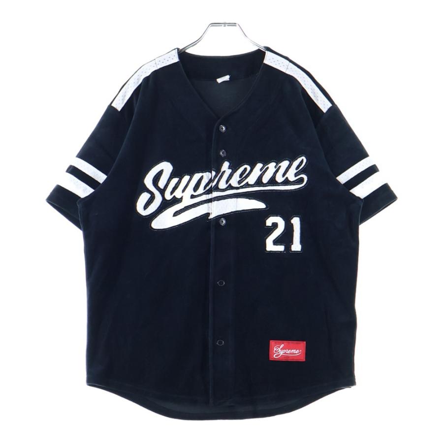 Supreme（シュプリーム） 20AW Velour Baseball Jersey ベロア ベース