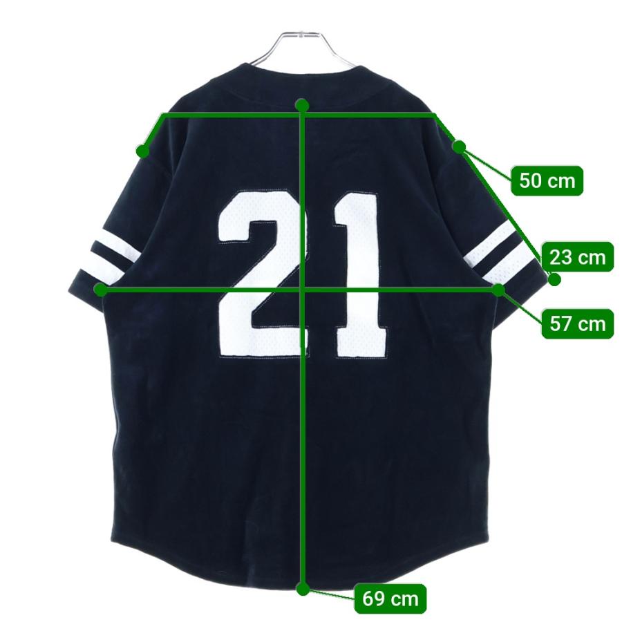 Supreme（シュプリーム） 20AW Velour Baseball Jersey ベロア ベース