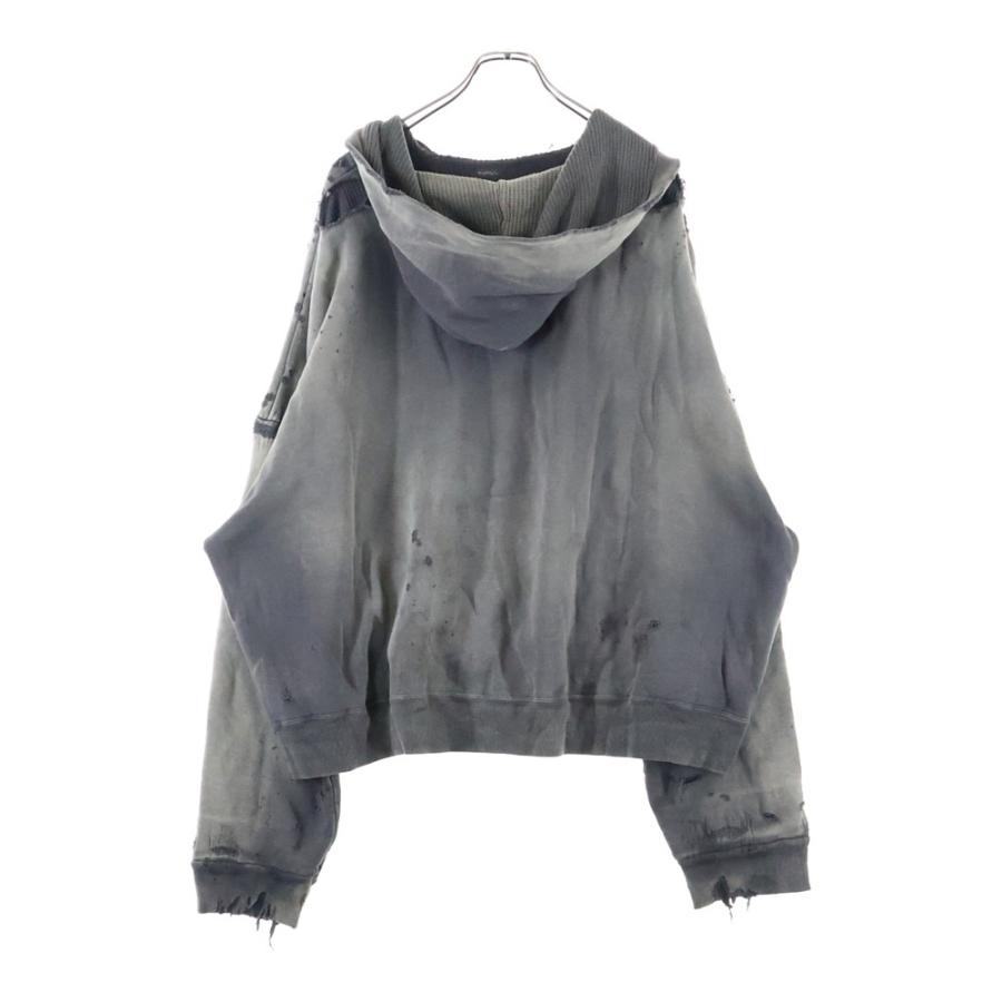 READYMADE（レディメイド） DOUBLE FACE HOODIE ダメージ加工 ダブル