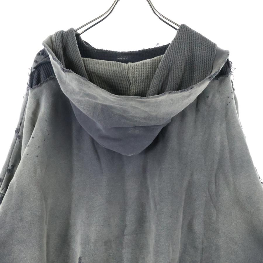 READYMADE（レディメイド） DOUBLE FACE HOODIE ダメージ加工 ダブル
