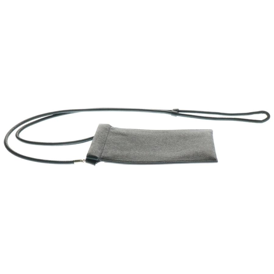Maison Margiela 11 メゾンマルジェラ11 レザースマートフォンポーチ ショルダーケース ブラック SA1VZ0002 Maison Margiela 11 メゾンマルジェラ11 レザースマートフォンポーチ
