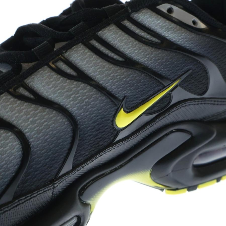 NIKE ナイキ AIR MAX PLUS BLACK OPTI YELLOW WOLFGREY エアマックス  