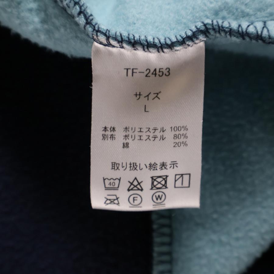 That's life ザッツライフ フロント刺繍 ハーフジップフリース