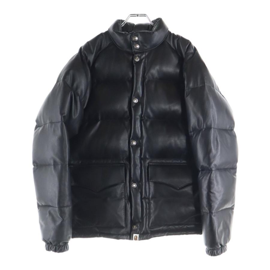 アベイシングエイプ Leather Classic Down Jacket S アベイシングエイプ Leather Classic Down Jacket S LEATHER CLASSIC