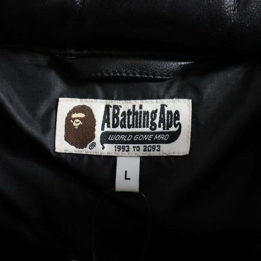 A BATHING APE（アベイシングエイプ） Leather Classic Down Jacket