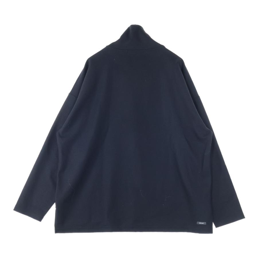 SOPHNET. ソフネット 23AW LIGHT MELTON HALF ZIP TOP ライト メルトン ハーフジップハイネックトップス ...