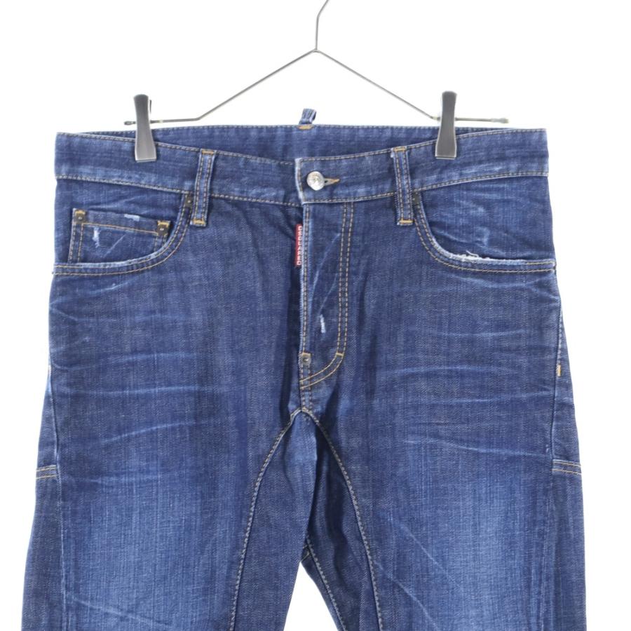 DSQUARED2（ディースクエアード） ボタンフライ スキニー デニムパンツ
