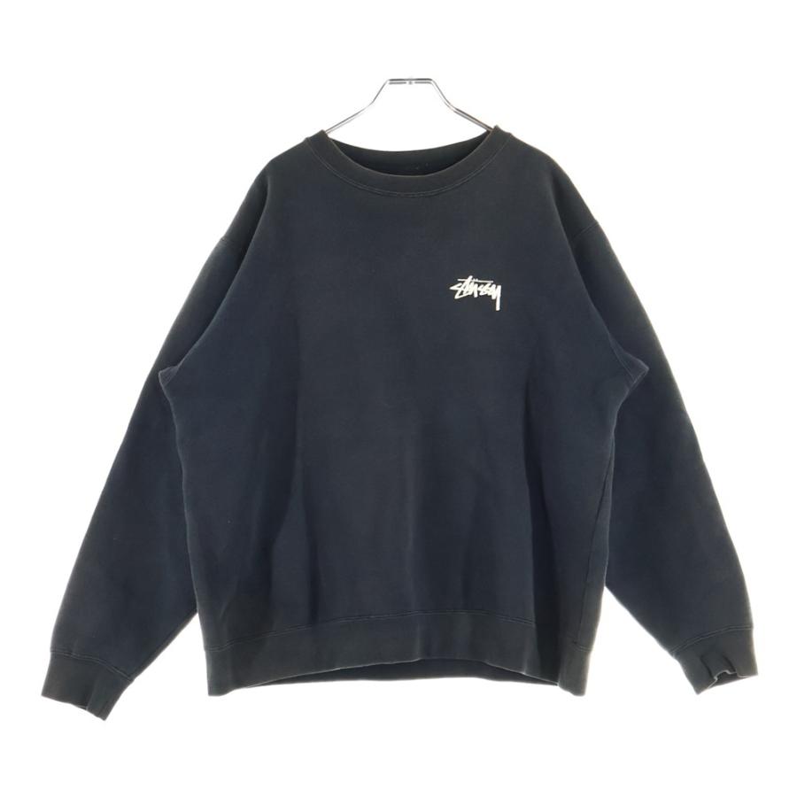 STUSSY（ステューシー） 8ボール スエードロゴ クルーネック