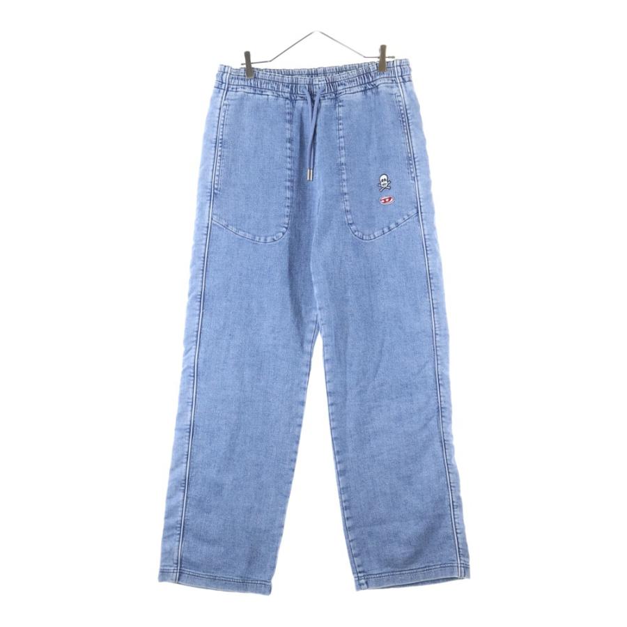 DIESEL ディーゼル D-MARTIANS-NE SWEAT JEANS ロゴパッチ スウェット