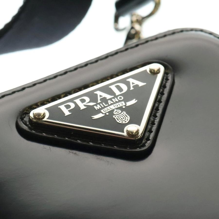 プラダ フォンショルダー スマホケース リナイロン 三角ロゴ 斜めがけ ポーチ PRADA プラダ スマートフォンケース 1ZT054 2DMJ メンズ ReNylon
